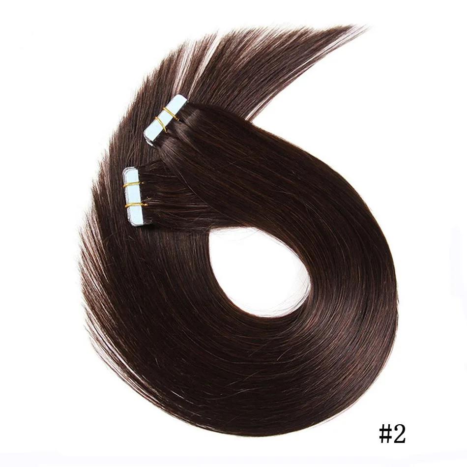 Tape in human hair extensions 12 - 28 inches