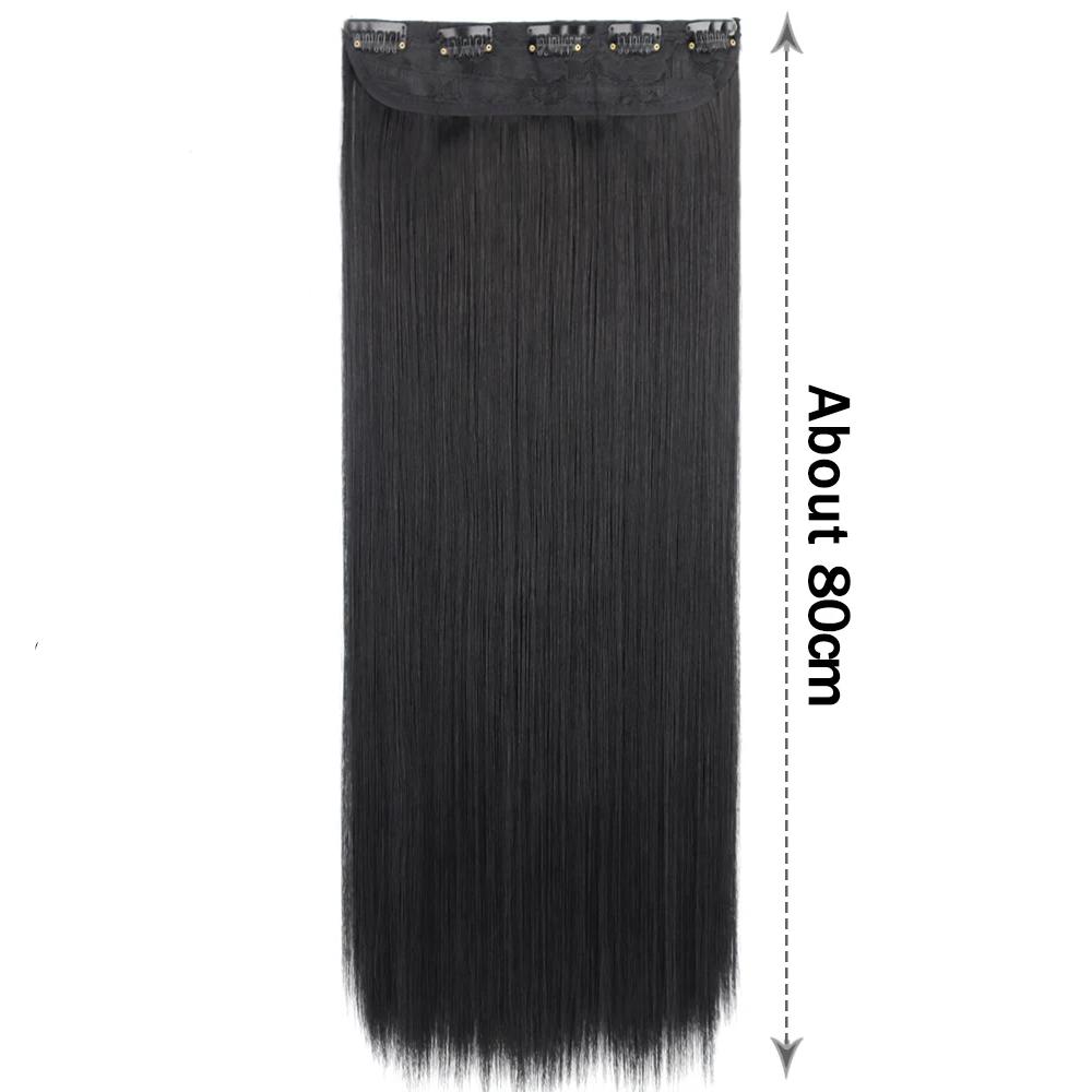 Synthetic single line hair extensions