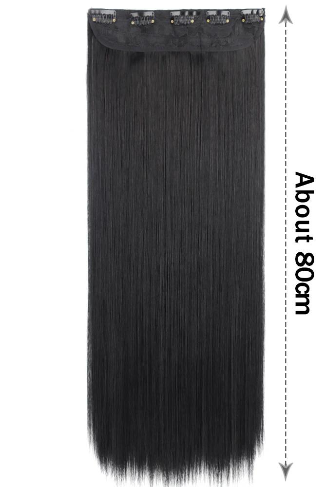 Synthetic single line hair extensions